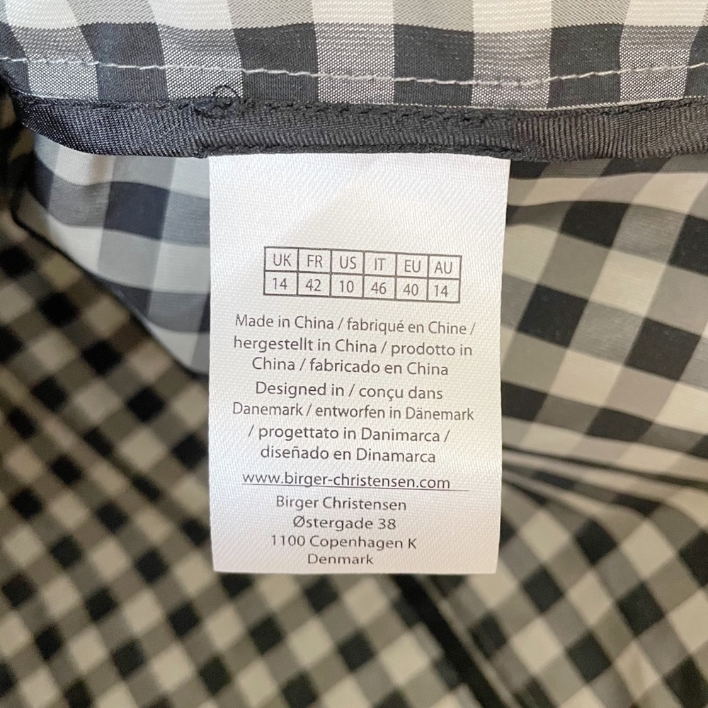 ROTATE BIRGER CHRISTENSEN Gingham shell mini dress - Picture 15 of 16